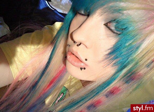 EMO Alternatywne Średnie Fryzury