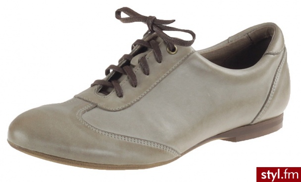 Nessi Półbuty 28402 Beżowe - Półbuty Buty Moda