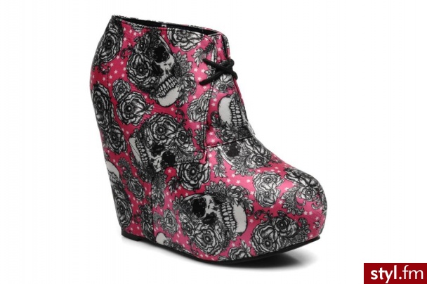Iron Fist PÓŁBUTY I BOTKI BRIGHT LIGHT WEDGE BY (Multikolor) - Botki Buty Moda