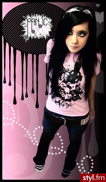 EMO Alternatywne Średnie Fryzury