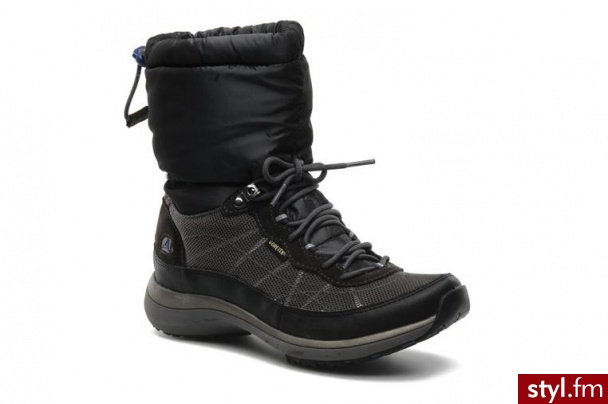 Clarks PÓŁBUTY I BOTKI WAVE PEAK GTX BY CLARKS (Szary) - Botki Buty Moda