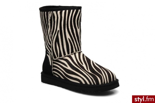 Ugg Australia PÓŁBUTY I BOTKI CLASSIC SHORT EXOTIC BY (Multikolor) - Botki Buty Moda