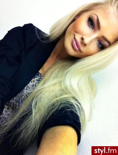 Blond Rozpuszczone Proste Na co dzień Długie Fryzury
