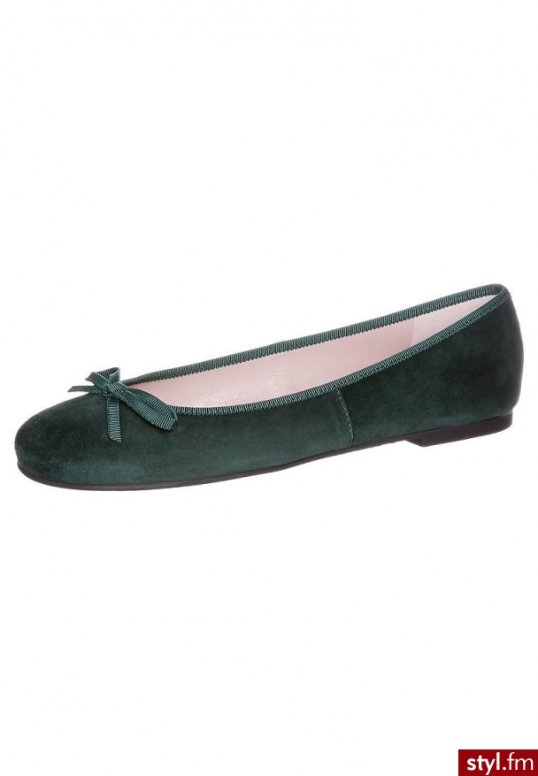 Pretty Ballerinas ANGELIS BOHEM Baleriny zielony (40763 Angelis) - Balerinki Buty Moda