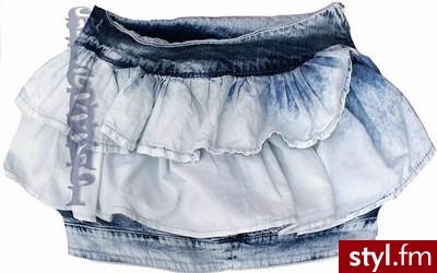 Jeansowa Spódniczka - Pozostałe Ciuchy Moda