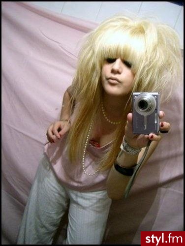 EMO Alternatywne Średnie Fryzury