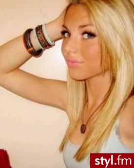 blond - Średnie Fryzury