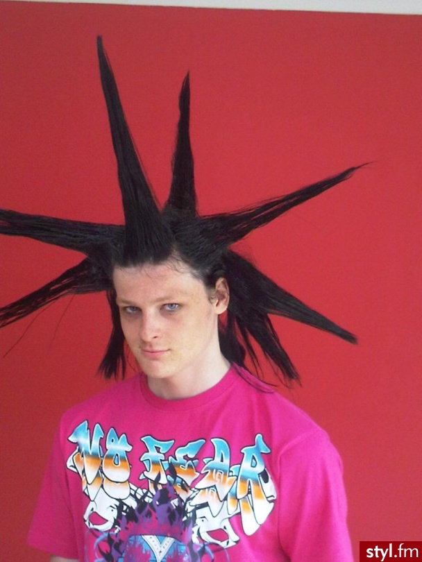 Punk Rock Alternatywne Średnie Fryzury