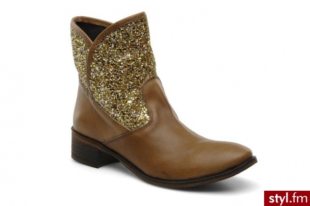 Méliné PÓŁBUTY I BOTKI MABEL BY MÉLINÉ (Brązowy) - Botki Buty Moda