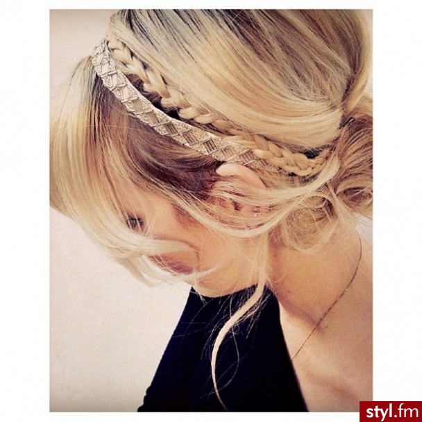 Blond Upięcie Proste Na co dzień Długie Fryzury