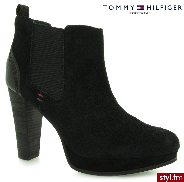 Tommy Hilfiger MEGAN 15 BLACK - Botki Buty Moda