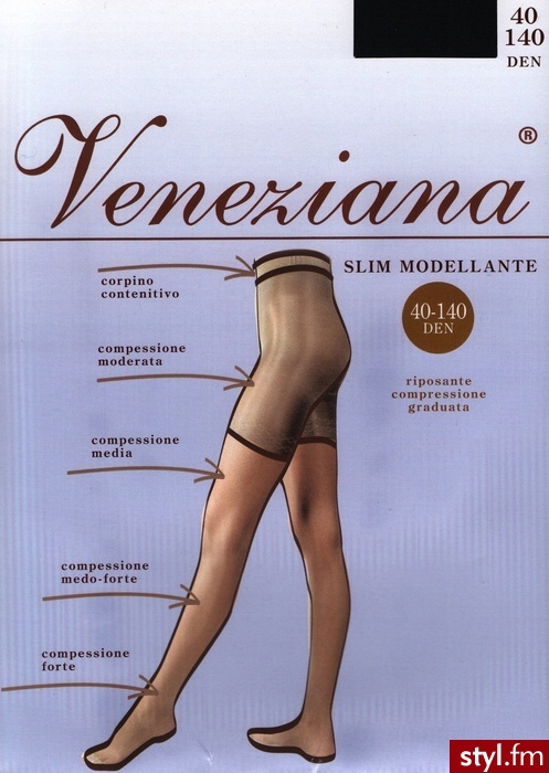 rajstopy Veneziana Slim 40 - Rajstopy Bielizna Moda