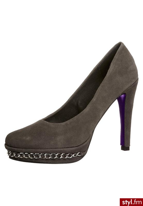 Elite ALEXIA Szpilki szary 73745 - Szpilki Buty Moda