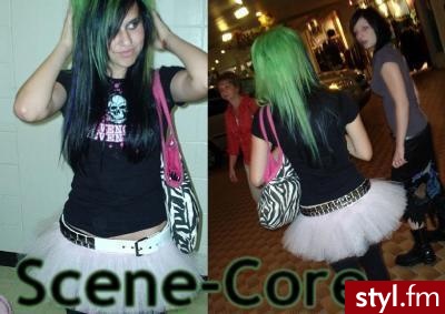 EMO Alternatywne Średnie Fryzury