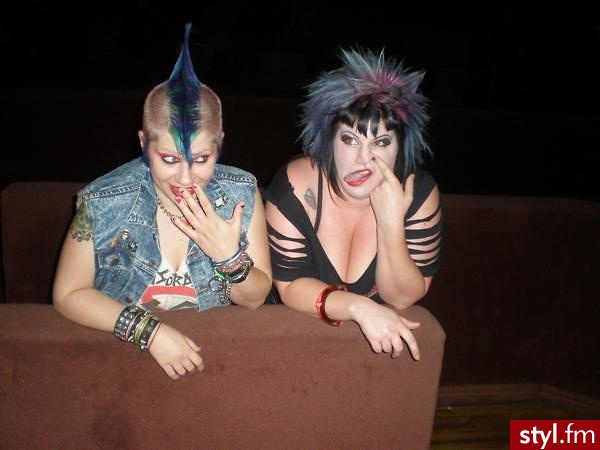 Kolorowe Punk Rock Alternatywne Średnie Fryzury