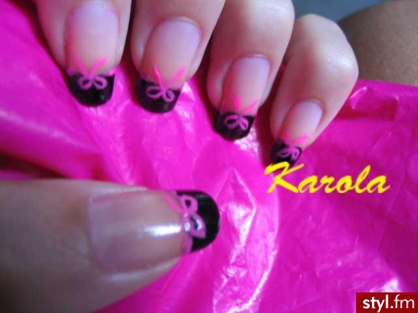 kokardki ;) - Paznokcie