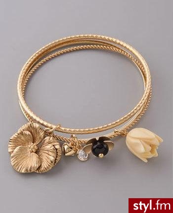 Potrójna bransoletka od Juicy Couture. Cena: $88 - Pozostałe Dodatki Moda