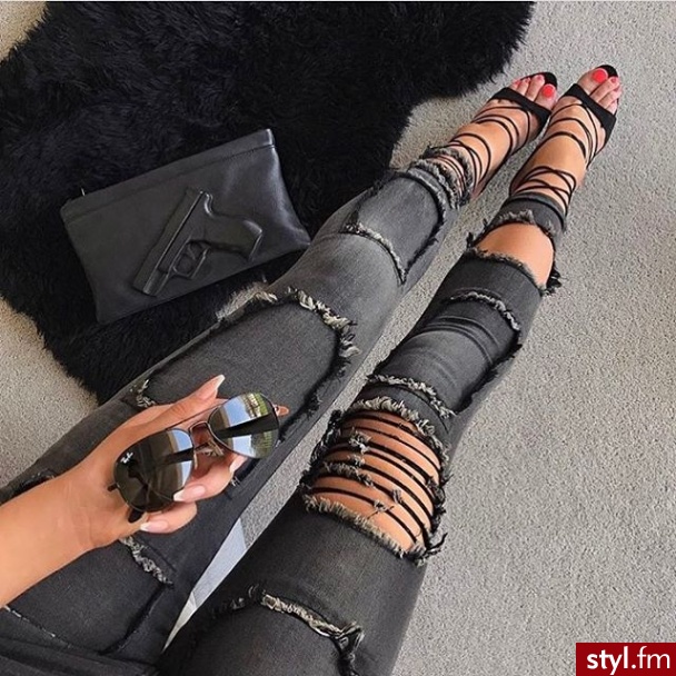 Jeansy Spodnie Moda