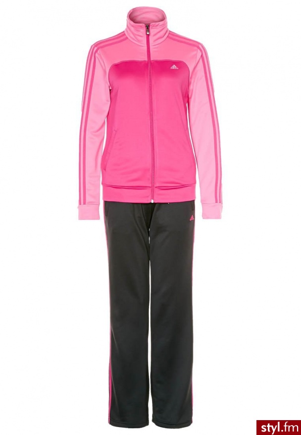 adidas Performance ESSENTIALS 3S Dres różowy (G81122) - Dresowe Spodnie Moda