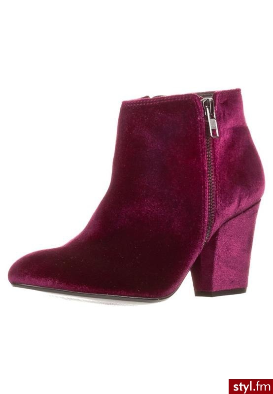 Zign Botki czerwony - Botki Buty Moda
