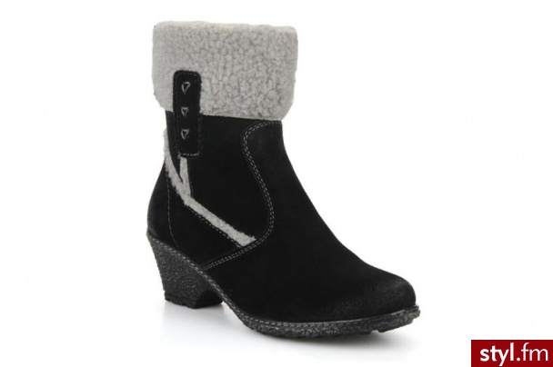 Jana PÓŁBUTY I BOTKI PALLY BY (CZARNY) (Czarny) - Botki Buty Moda