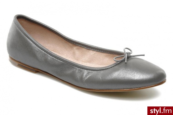 Bloch BALERINKI FONTEYN II BY BLOCH (Szary) - Balerinki Buty Moda