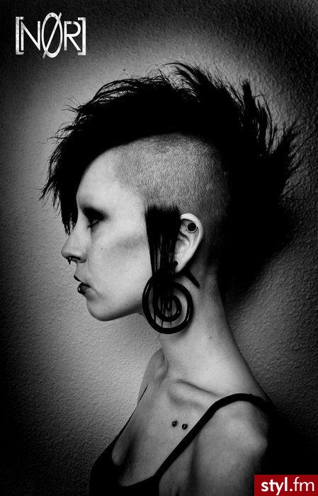 Punk Rock Alternatywne Średnie Fryzury