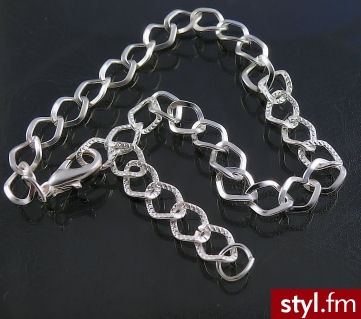 Baza Charms Posrebrzana 24cm - Wisiorki Biżuteria Moda