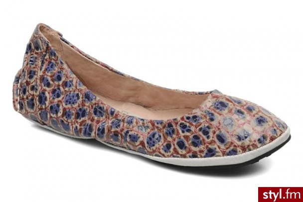 Couleur Pourpre Balerinki Ballibs 41 Tache (Multikolor) - Balerinki Buty Moda