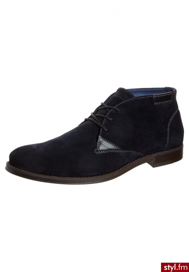 Pier One Oksfordki niebieski (18054) - Pozostałe Buty Moda