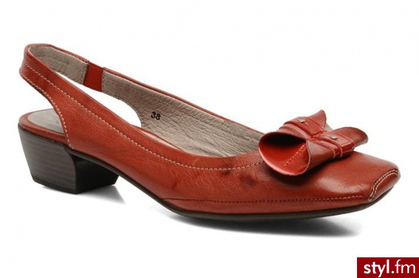 Fluchos Czółenka Carla 7684 by (Bordowy) - Czółenka Buty Moda