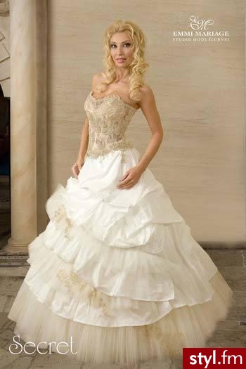 suknia ślubna  Emmi Mariage - Secret - Suknie ślubne Ślub Moda
