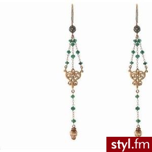 Wedding Bob Earrings in Rose Gold with Emeralds - Polyvore. Pobrano ze strony: http://www.polyvore.com/wedding_bob_earrings_in_rose/thing?id=11806820 - Pozostałe Dodatki Moda