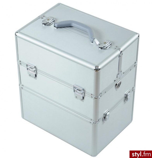 KUFER KOSMETYCzNY NS06 SILVER - Kosmetyki