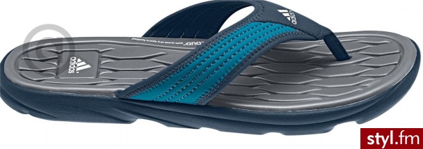 Adidas Raggmo Thong SC - Navy/Grey, rozm. 7,0 (40,7) - Klapki Buty Moda