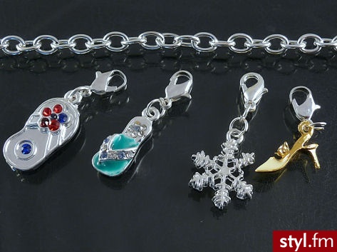 Baza Charms Posrebrzana 22cm - Wisiorki Biżuteria Moda