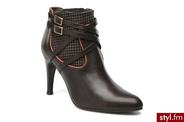 JB MARTIN PÓŁBUTY I BOTKI MONGE BY JB MARTIN (Czarny) - Botki Buty Moda
