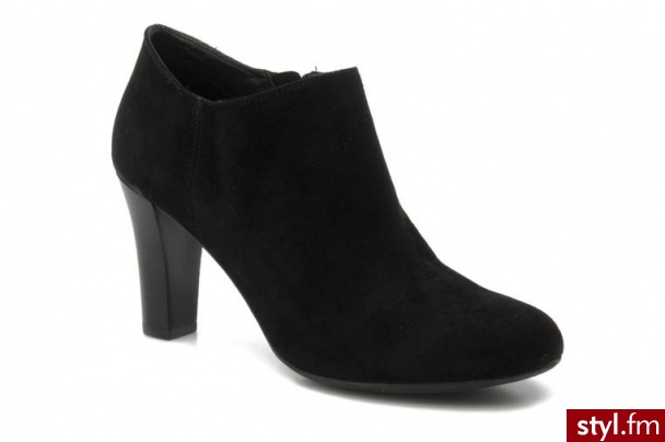 Geox PÓŁBUTY I BOTKI D MARIAN 2 W BY GEOX (Czarny) - Botki Buty Moda