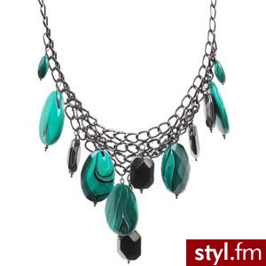 Oasis Green Stone Necklace - Polyvore. Pobrano ze strony: http://www.polyvore.com/oasis_green_stone_necklace/thing?id=12035065#1273177108595 - Pozostałe Dodatki Moda
