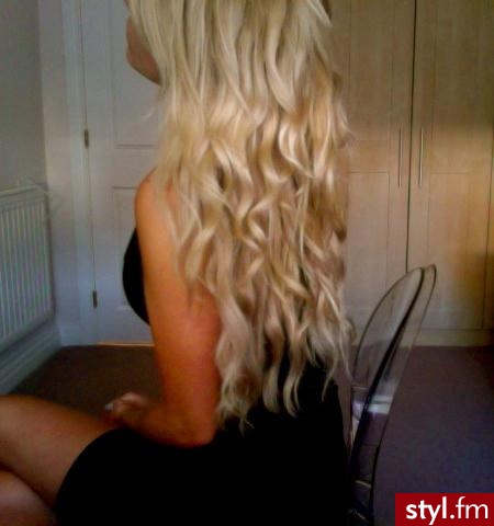 Blond Rozpuszczone Kręcone Na co dzień Długie Fryzury