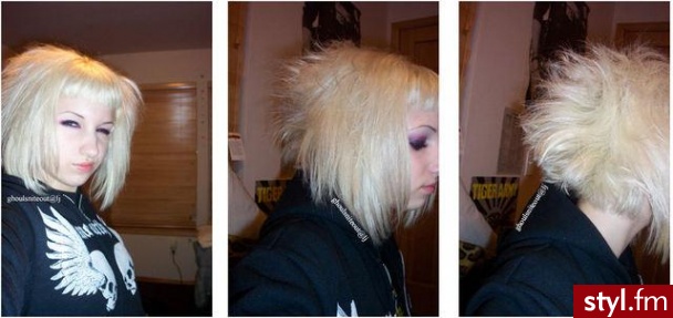 EMO Alternatywne Średnie Fryzury
