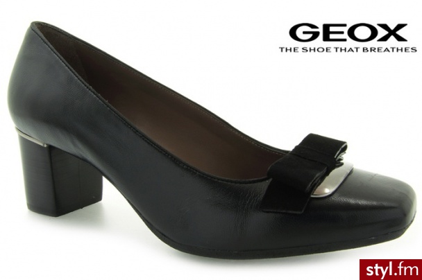 Geox CZÓŁENKA IVETTE BLACK - Czółenka Buty Moda