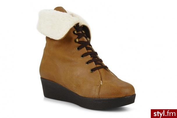 Emma Go PÓŁBUTY I BOTKI ZSA-ZSA BY EMMA GO (Brązowy) - Botki Buty Moda