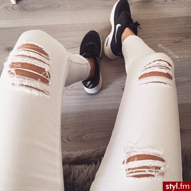 Jeansy Spodnie Moda