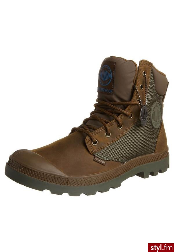 Palladium PAMPA SPORT Botki sznurowane brązowy (03087) - Botki Buty Moda