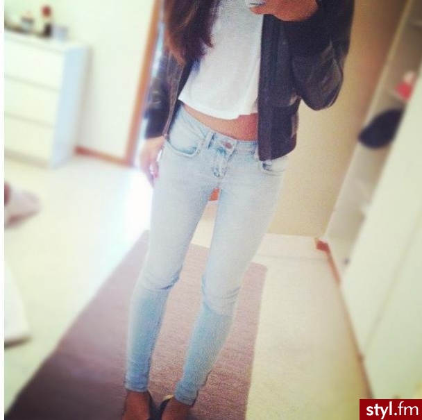 Jeansy Spodnie Moda