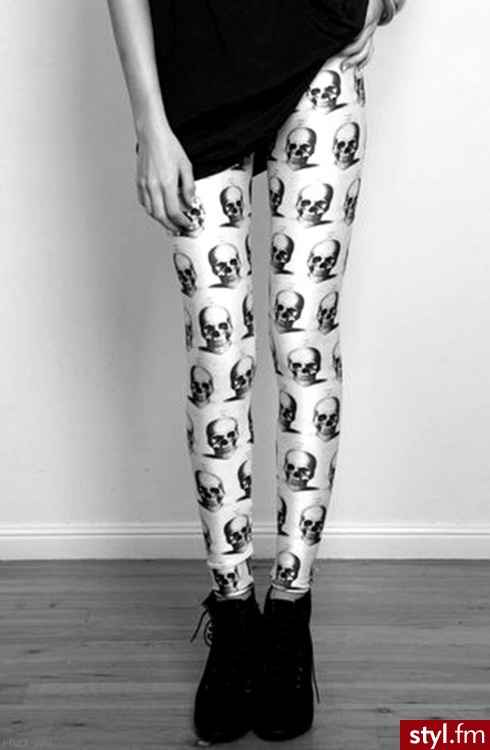Leginsy Spodnie Moda