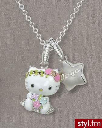 Hello Kitty jako znaki zodiaku wykonane z 18k białego bądź żółtego złota.
Ceny wahają się między 700$ -  980$ - Pozostałe Dodatki Moda