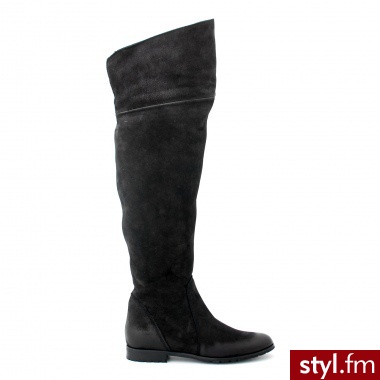 Venezia KOZAKI OCIEPLANE 300B NAB NERO - Kozaki Buty Moda