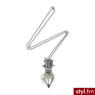 Pamela Love Silver-plated sacred heart necklace - Polyvore. Pobrano ze strony: http://www.polyvore.com/pamela_love_silver-plated_sacred_heart/thing?id=19747509 - Pozostałe Dodatki Moda